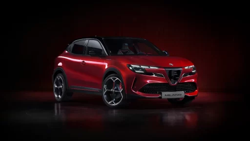 The newly launched Alfa Romeo Junior wins the Design Trophy in Germany, awarded by AUTO ZEITUNG for best design in the "Small Cars/City Cars/Compacts" category, showcasing Italian craftsmanship.