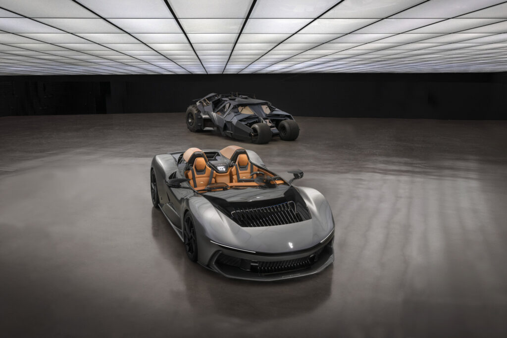 Automobili Pininfarina debuts the B95 Gotham, a one-of-a-kind Barchetta inspired by Bruce Wayne, at Monterey Car Week 2024, blending luxury, innovation, and cutting-edge design.