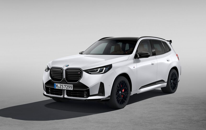 BMW introduces M Performance Parts for the new X3, enhancing its sporty design with premium carbon fiber accents, aerodynamic upgrades, and 22-inch alloy wheels for a dynamic driving experience.