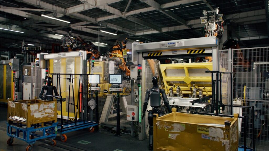 BMW Group explores humanoid robots in production with a successful trial at Plant Spartanburg. The advanced Figure 02 robot inserts sheet metal parts, enhancing efficiency and safety.