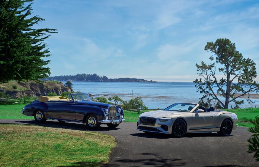 Bentley highlighted its legacy and innovation at Monterey Car Week, debuting the new Continental GT Speed and a fully restored 1961 S2 Drophead Coupe, blending heritage with modern luxury.