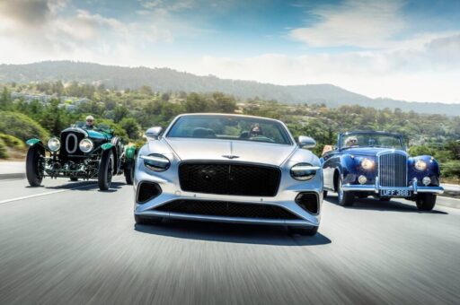 Bentley highlighted its legacy and innovation at Monterey Car Week, debuting the new Continental GT Speed and a fully restored 1961 S2 Drophead Coupe, blending heritage with modern luxury.