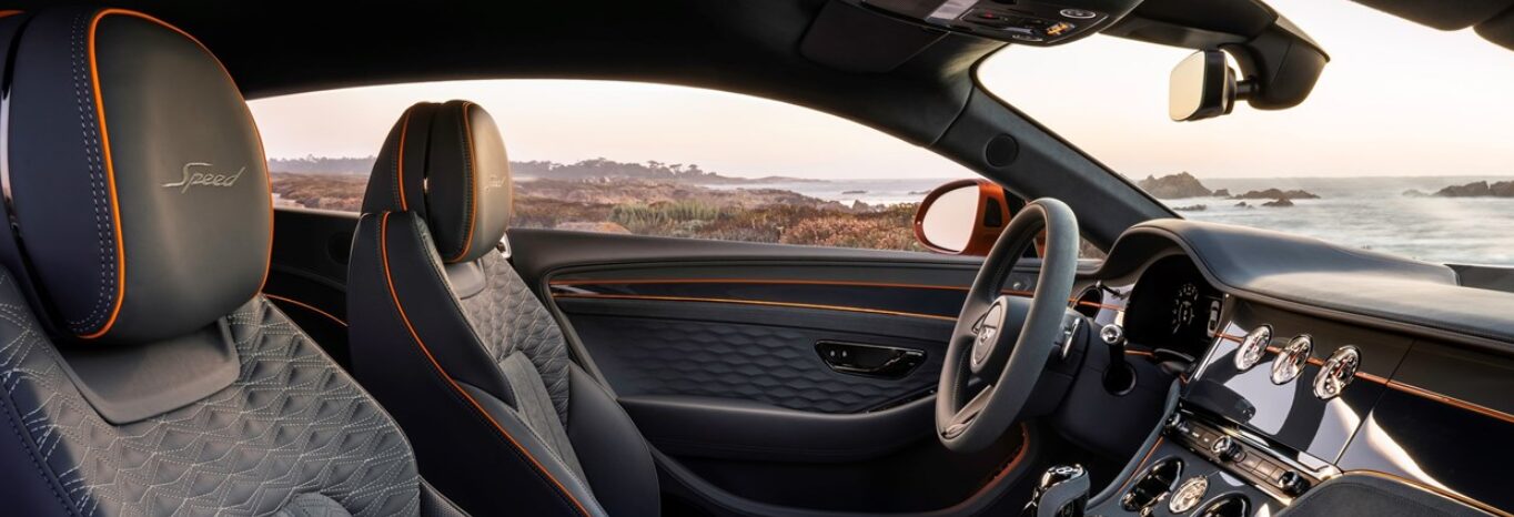 Bentley unveils the new Continental GT Speed at Monterey Car Week, featuring bespoke Mulliner enhancements. The 4th-gen GT Speed, in striking Orange Flame Satin, blends luxury and performance with a 208 mph top speed.