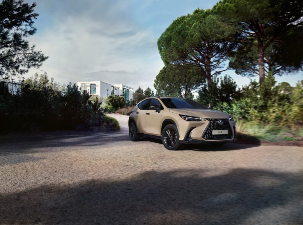 The Lexus NX leads in Poland, offering three unique models: F SPORT for sporty driving, Omotenashi for luxury comfort, and Overtrail for off-road adventures, with hybrid options.