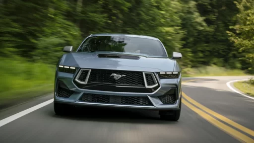 Ford celebrates the Mustang’s 60th anniversary with a special edition package featuring the iconic Brittany Blue paint, limited to 1,965 units, offering a blend of heritage and modern performance.