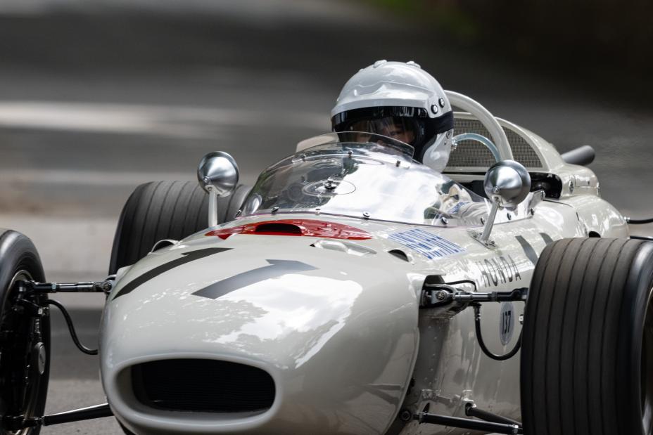 Honda celebrates 60 years in F1 with the iconic RA272 race car at the 2024 Rolex Monterey Motorsports Reunion. See it in action at Laguna Seca from August 14-17 with Hikaru Miyagi driving.