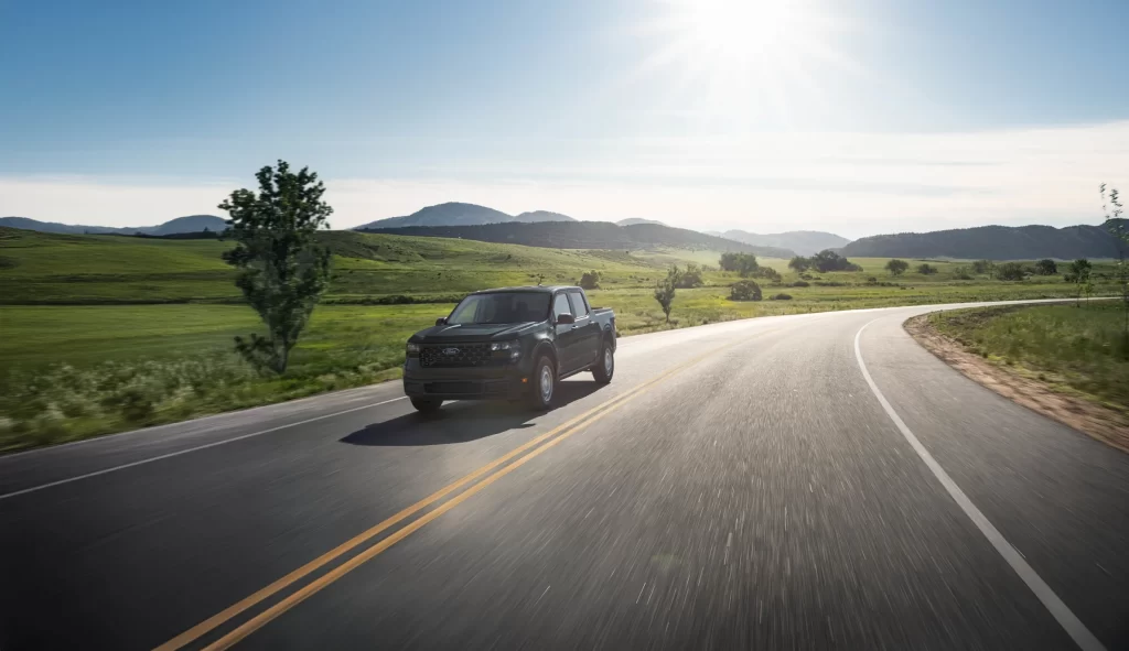 The 2025 Ford Maverick enhances its popular features with a new hybrid all-wheel drive option, increased towing capacity, and tech upgrades like a 13.2-inch touchscreen with wireless Apple CarPlay® and Android Auto™.