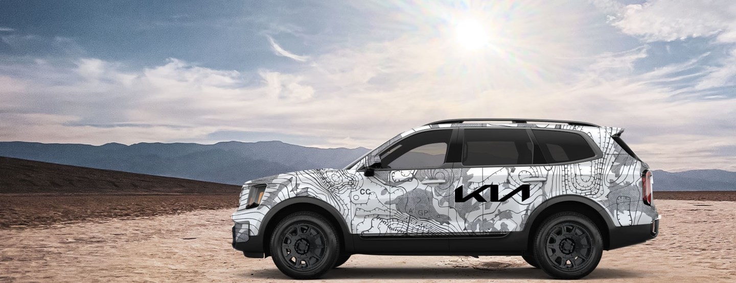 Kia America returns to the Rebelle Rally with a custom Telluride X-Pro featuring a student-designed livery, showcasing its ongoing support for emerging talent from ArtCenter College.