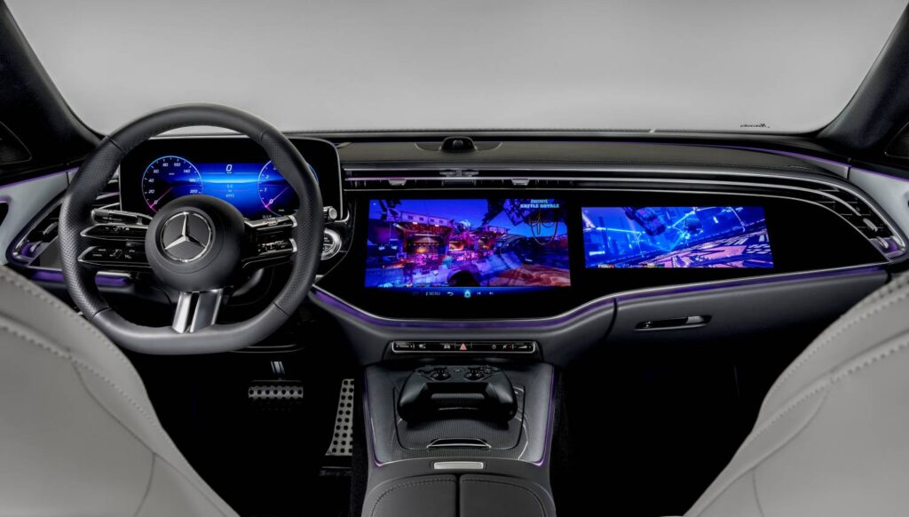 Mercedes-Benz partners with Boosteroid to bring cloud gaming to vehicles via the MBUX system. Starting next year, drivers and passengers can enjoy over 1,000 games, enhancing in-car entertainment.