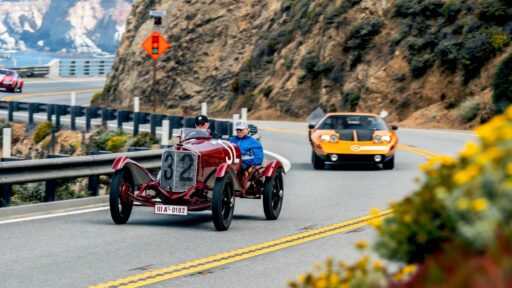 "Mercedes-Benz dazzles at Pebble Beach 2024 with the return of the C 111-II Wankel engine and a 100-year-old Targa Florio racing car, celebrating the brand's innovation legacy."