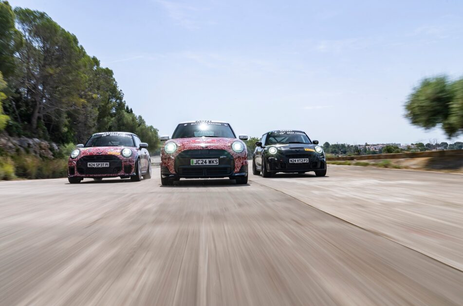 MINI John Cooper Works is set to debut a groundbreaking lineup in Fall 2024, offering both petrol and electric options that promise sharp handling, thrilling acceleration, and racing excellence.