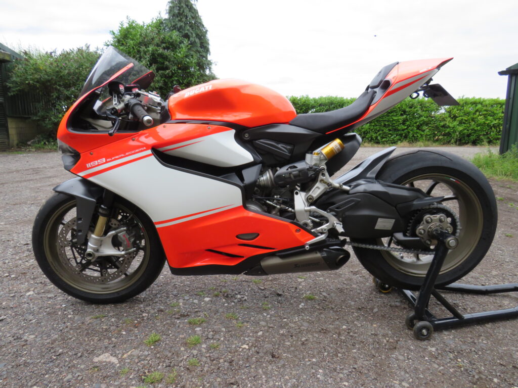 Paul Hollywood’s 2014 Ducati 1199 Superleggera motorbike, owned for ten years with only 2,996 miles, is up for auction at Silverstone for £40,000. Only 500 made, number 292.