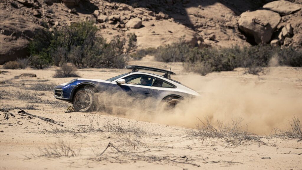 "Get ready for a thrilling off-road journey in Namibia with Porsche 911 Dakar. Explore vast deserts, rugged terrains, and stunning wildlife in this unique adventure, meticulously planned for an unforgettable experience."