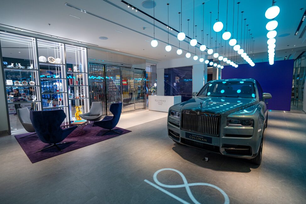 Rolls-Royce Motor Cars Bangkok debuts a Galleria showroom in Siam Paragon mall, offering an exclusive space for clients to explore and commission bespoke vehicles, marking a first in Asia-Pacific.