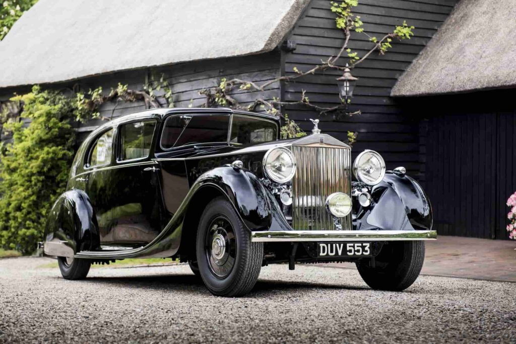 Launched in 1936, the Rolls-Royce Phantom III, powered by a V12 engine and designed by Sir Henry Royce, set new standards for luxury, performance, and technical innovation in the marque’s history.