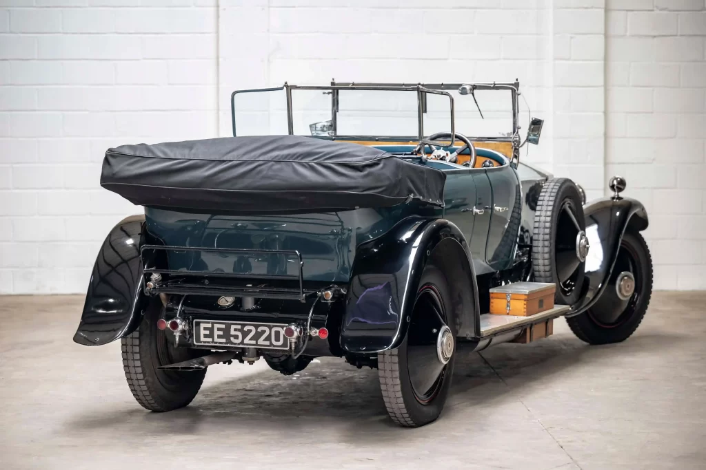 The 1924 Rolls-Royce Silver Ghost from 'Lawrence of Arabia' is heading to auction for £140,000. The iconic car, still in superb condition, has a rich cinematic history.