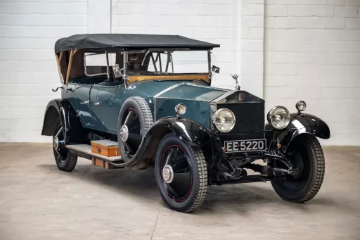 The 1924 Rolls-Royce Silver Ghost from 'Lawrence of Arabia' is heading to auction for £140,000. The iconic car, still in superb condition, has a rich cinematic history.