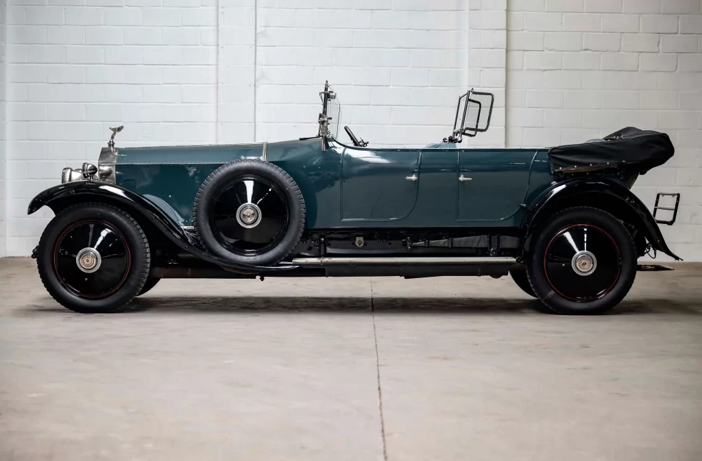 The 1924 Rolls-Royce Silver Ghost from 'Lawrence of Arabia' is heading to auction for £140,000. The iconic car, still in superb condition, has a rich cinematic history.