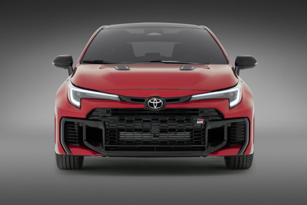 Toyota's 2025 GR Corolla now features an 8-speed Direct Automatic Transmission with paddle shifters, increased torque to 295 lb.-ft., launch control, and enhanced suspension for powerful performance.