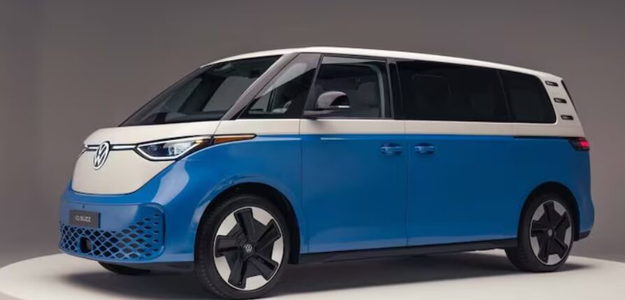 Volkswagen's ID Buzz EV starts at $61,545, offering a retro-inspired, all-electric take on the classic VW bus, combining style, tech, and modern electric efficiency in a unique package.