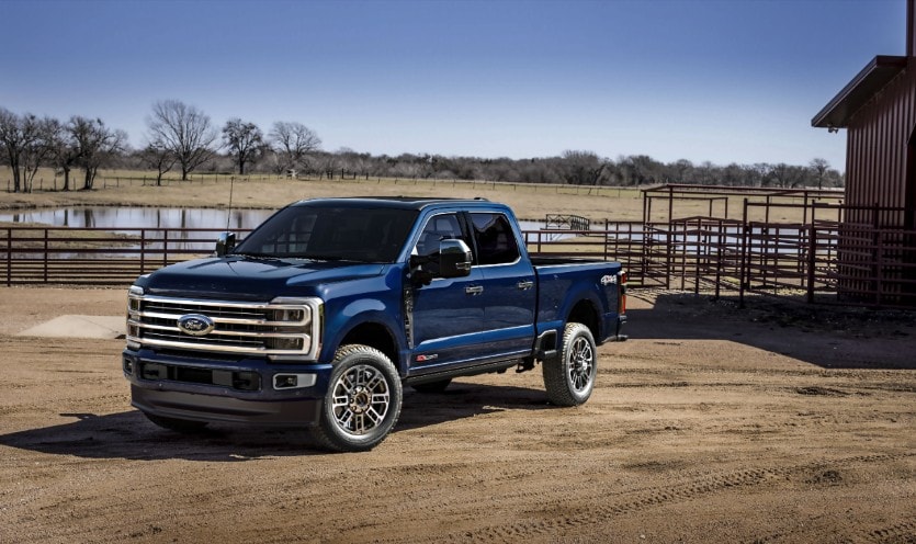 The 2025 Ford F-Series Super Duty is now available for order, featuring new styling, advanced towing technologies, and best-in-class performance, including 500 horsepower and 40,000 lbs towing capacity.