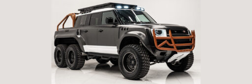 Apocalypse Manufacturing debuts the World Ender, a 6x6 Land Rover Defender Carpathian with a 518-hp V8 engine, designed for extreme off-road performance and luxurious comfort.