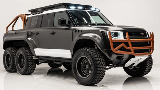 Apocalypse Manufacturing debuts the World Ender, a 6x6 Land Rover Defender Carpathian with a 518-hp V8 engine, designed for extreme off-road performance and luxurious comfort.