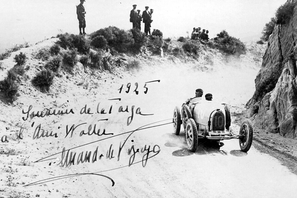 The Bugatti Type 35, an iconic race car, dominated motorsports in the 1920s with victories at events like the Targa Florio and Grand Prix, securing its legendary status in racing history.