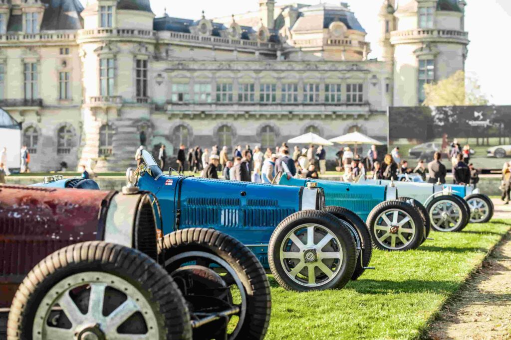 Bugatti captivated guests at Chantilly Arts & Elegance Richard Mille, showcasing iconic models and the Tourbillon in a celebration of luxury, innovation, and automotive heritage.