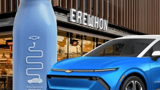 Chevrolet and Erewhon debut the Equinox EV-themed Electric Juice, a limited-edition wellness drink, available on September 27th in LA, celebrating Chevy's push for zero-emission vehicles.