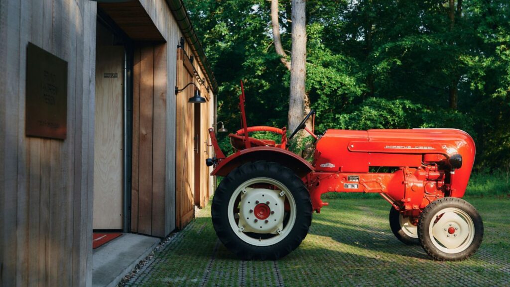 Bruno Jakobsen’s Nordic Barnhouse Project near Randers, Denmark, blends modern design with nature, showcasing his passion for architecture and Porsche in a serene, secluded environment.