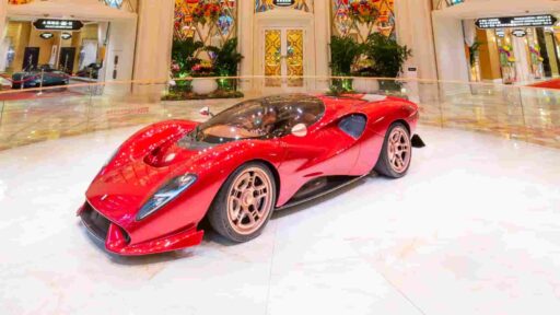 Experience the De Tomaso P72’s first Asia reveal at Wynn’s 2024 Hypercar Exhibition in Macau, featuring 30 of the rarest hypercars. See this engineering marvel on display until October 13.