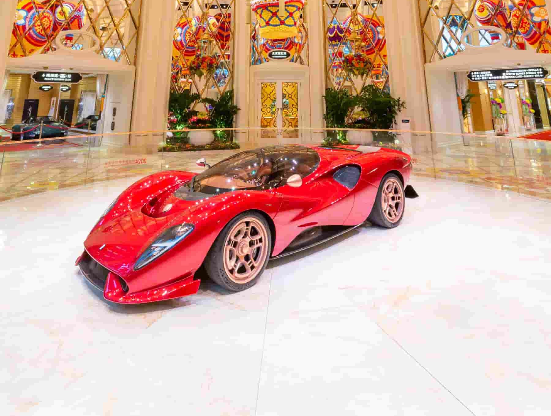 Experience the De Tomaso P72’s first Asia reveal at Wynn’s 2024 Hypercar Exhibition in Macau, featuring 30 of the rarest hypercars. See this engineering marvel on display until October 13.