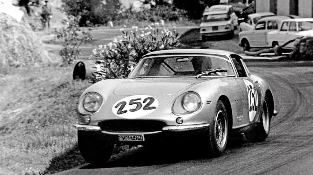 The Ferrari 275 GTB, launched in 1964, redefined automotive design with its sleek lines and powerful V12 engine, quickly becoming an icon in both Hollywood and racing circles.