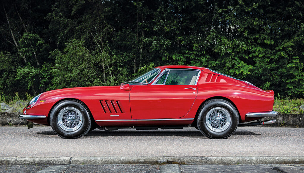 The Ferrari 275 GTB, launched in 1964, redefined automotive design with its sleek lines and powerful V12 engine, quickly becoming an icon in both Hollywood and racing circles.