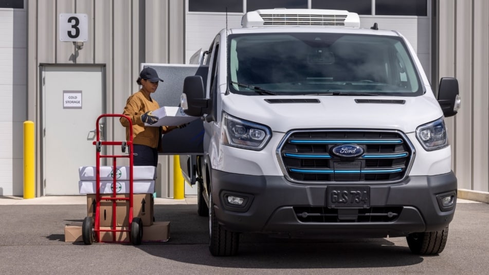 Ford Pro launches the 2024 E-Transit with up to 32% more range, reaching 159 miles per charge, faster charging, and enhanced capabilities to serve more industry use cases.