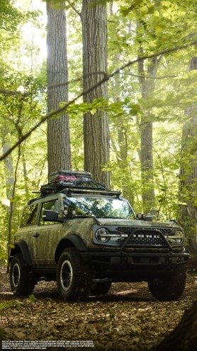 Ford has introduced the Bronco Sasquatch Searcher, a custom-built SUV designed for one lucky adventurer to track Bigfoot, offered through a sweepstakes on Ford's Bronco Instagram.