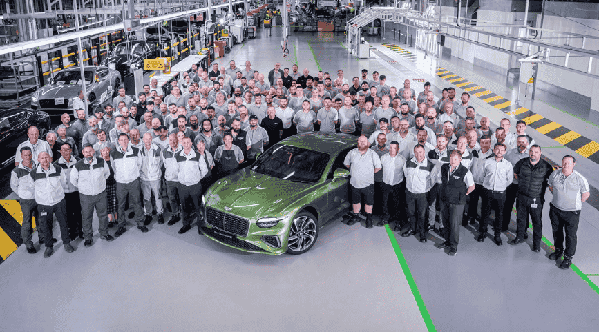 Bentley marks the start of fourth-generation Continental GT production on founder W.O. Bentley’s birthday, with the first model featuring stunning custom finishes and hybrid powertrain options.