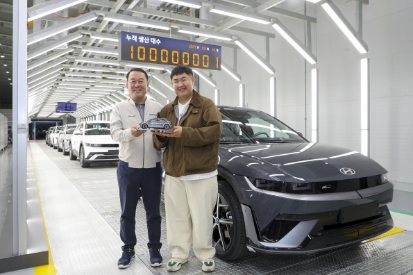 Hyundai Motor celebrates a major milestone, producing 100 million vehicles globally in 57 years, showcasing rapid growth and innovation in the automotive industry.