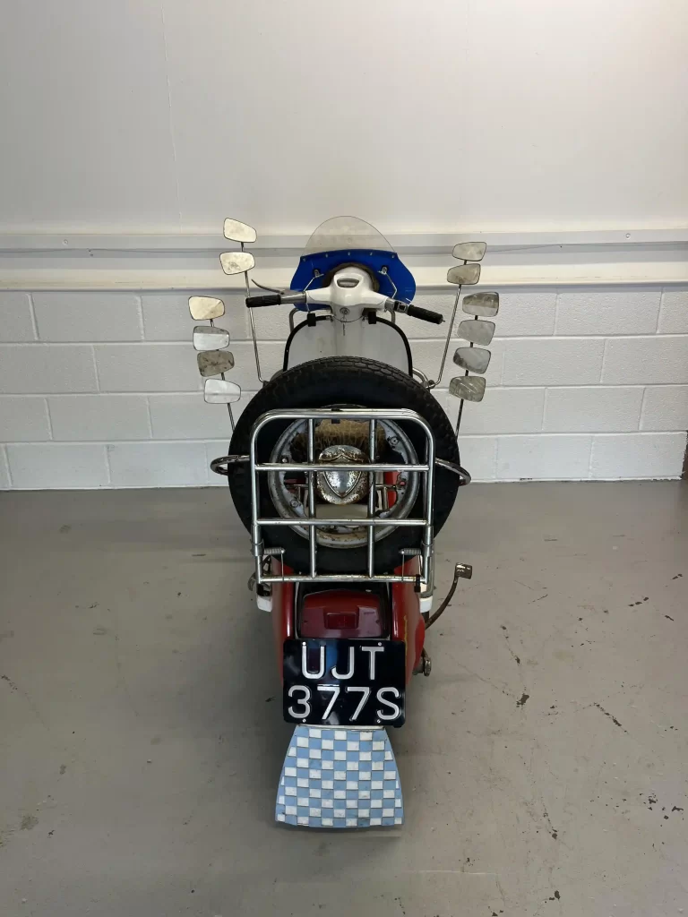 The iconic 1977 Lambretta GP200 from Quadrophenia is set for auction, with an estimated value of £11,000. A must-have for collectors of film memorabilia and vintage scooters.