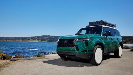 Lexus unveils the one-of-a-kind GX 550 Malbon Edition, a golf-inspired luxury SUV with custom features, including golf bag storage and a unique design, tailored for golf enthusiasts.