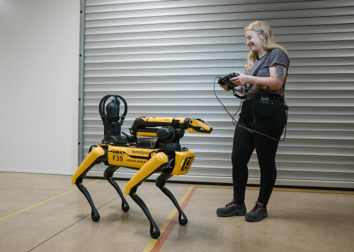 Jaguar Land Rover (JLR) introduces 'Rover,' a robotic guard dog at its Coventry EV test facility, enhancing safety and efficiency with AI-powered 24/7 monitoring for smoother operations.