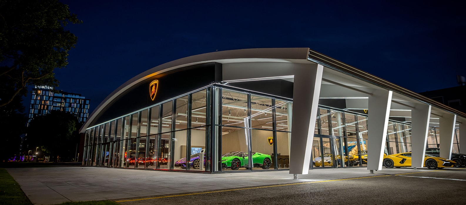 Lamborghini opens a new showroom in Tallinn, offering a luxury experience with vehicle customization, iconic models on display, and celebrating 18 years of the brand in Estonia.