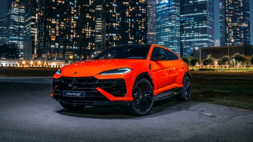 Lamborghini unveils the Urus SE, its first plug-in hybrid Super SUV, in Singapore, combining luxury, sustainability, and performance in an exclusive event at Jewel Changi Airport.