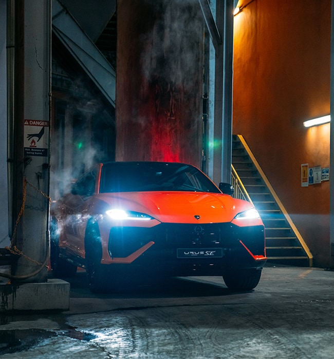 Lamborghini unveils the Urus SE, its first plug-in hybrid Super SUV, in Singapore, combining luxury, sustainability, and performance in an exclusive event at Jewel Changi Airport.