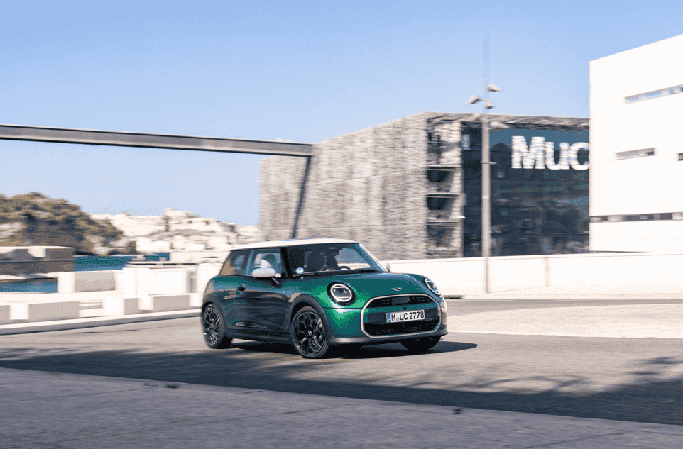 The MINI Cooper C blends classic driving fun with innovative in-car gaming, featuring a sleek design, 156 hp engine, and advanced tech, offering a unique entertainment experience on the road.