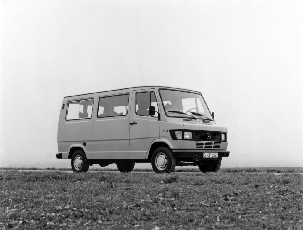 Mercedes-Benz Vans celebrates decades of innovation, from the launch of the L 306 in 1969 to the introduction of the Sprinter in 1995, with plans to enhance safety and electrification in 2024.