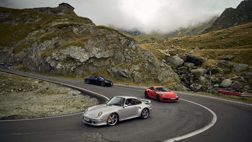 Porsche celebrates 50 years of Turbo alongside the 50th anniversary of the Transfăgărășan Highway with an epic 300-km drive, uniting iconic cars and the world's best driving road.