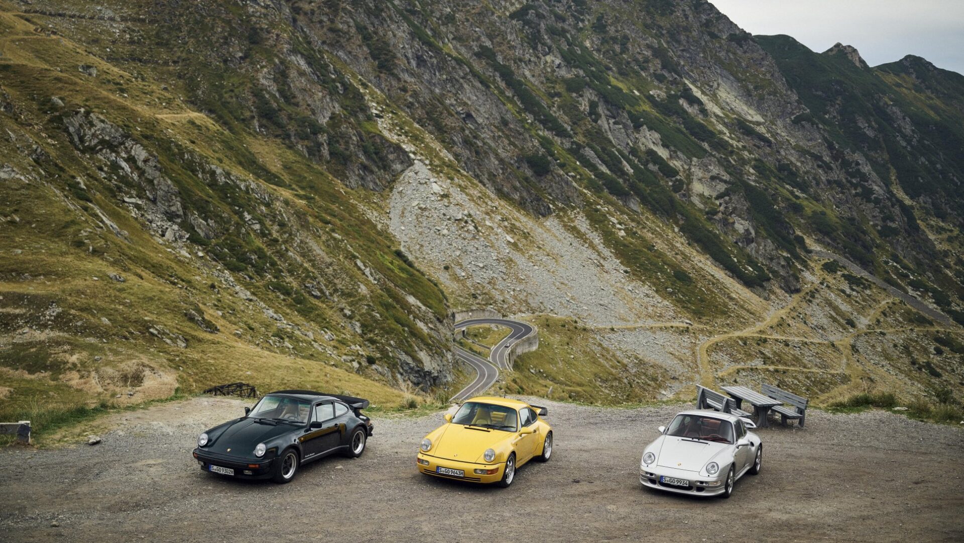 Porsche celebrates 50 years of Turbo alongside the 50th anniversary of the Transfăgărășan Highway with an epic 300-km drive, uniting iconic cars and the world's best driving road.