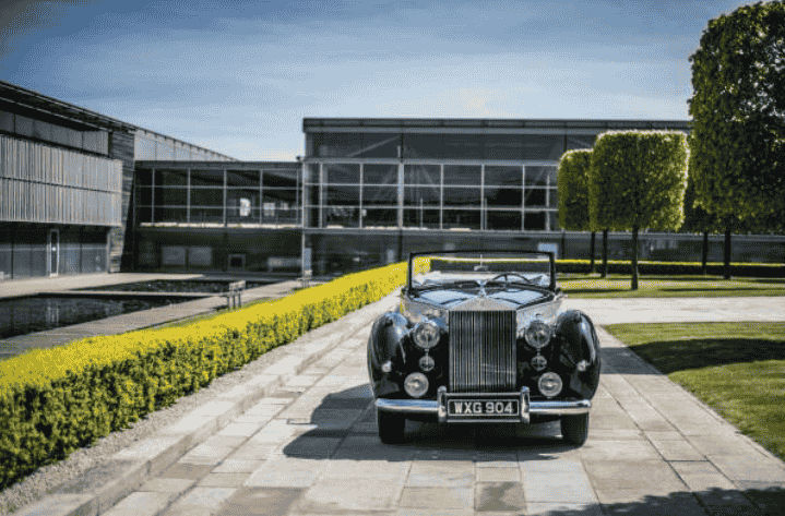 In 1949, Rolls-Royce introduced its first fully produced motor car, the Silver Dawn, combining post-war practicality with the marque's signature luxury and craftsmanship.